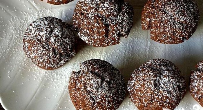 Шоколадные кексы с йогуртом