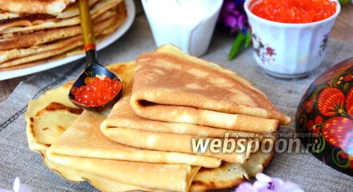 Блины на сметане