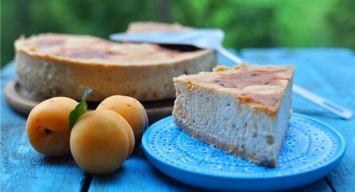 Абрикосовый чизкейк-запеканка