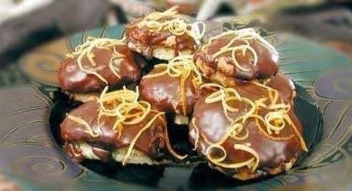 Апельсиновое печенье