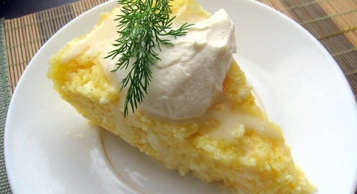 Творожная запеканка в микроволновке