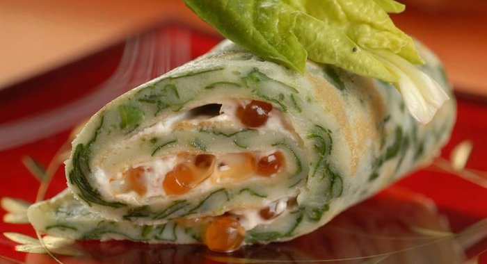 Рулетики из блинов