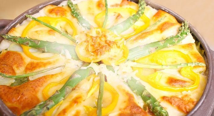 Овощная запеканка с горчичным маслом