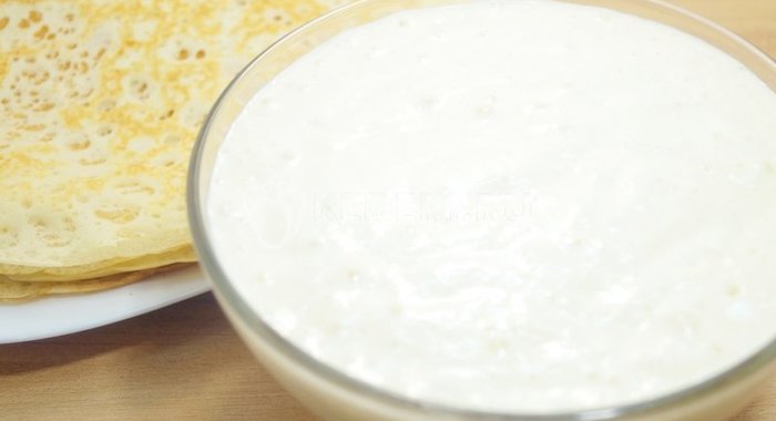 Дрожжевое тесто для блинов