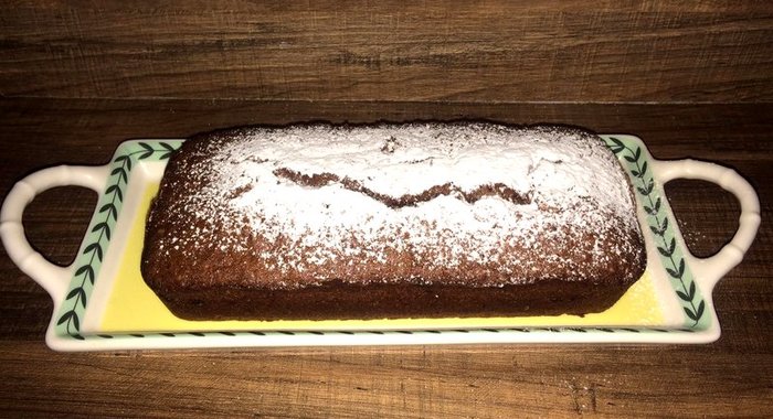 Банановый кекс с шоколадом