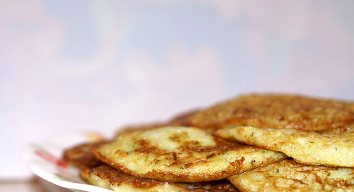 Блинчики из кабачков и картошки