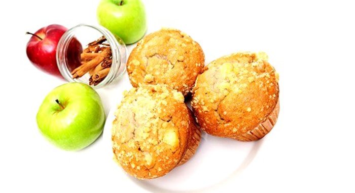 Яблочные маффины