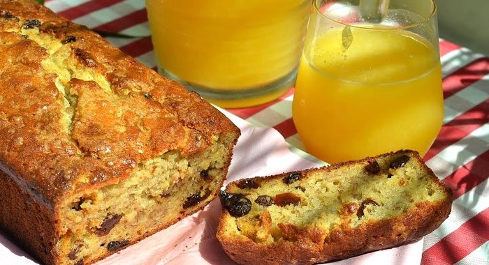 Вкусный кекс с изюмом