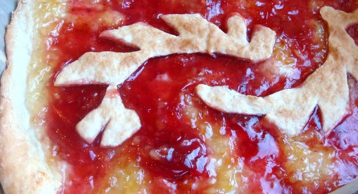 Постный лимонный пирог