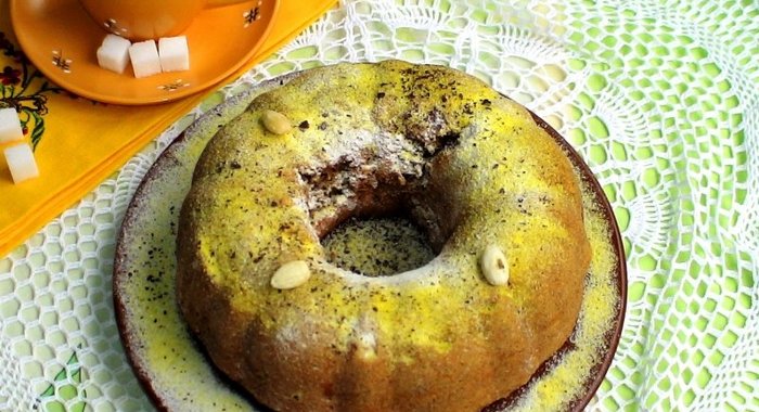 Кекс с цукини и шоколадом.