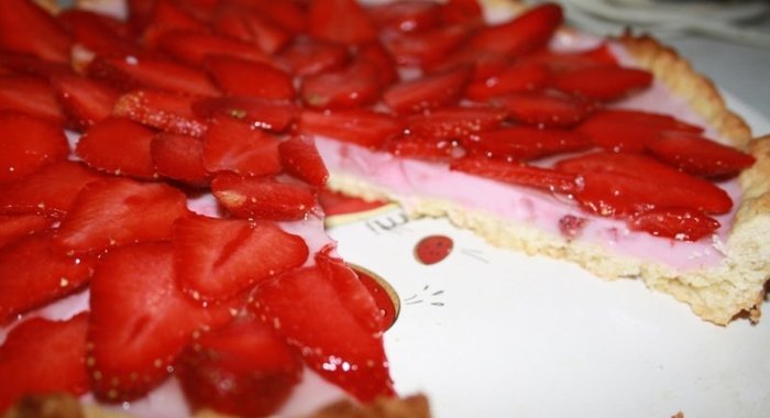 Клубничная кростата