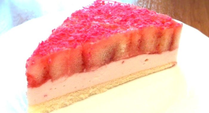 Торт бисквитно-желейный