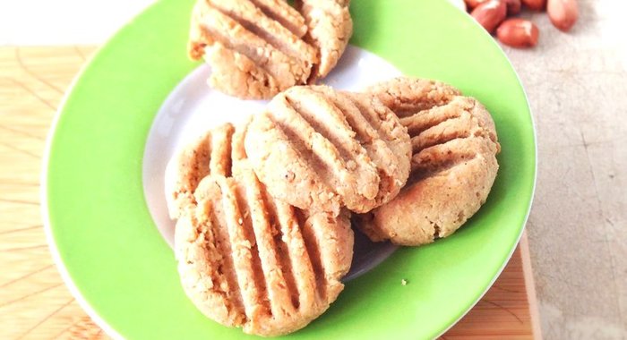 Арахисово-миндальное печенье без масла и муки