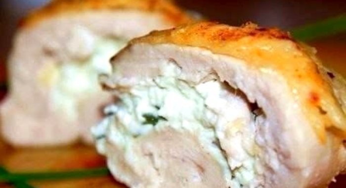 Куриные рулеты с сыром фета