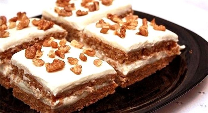 Гречневый торт с творогом