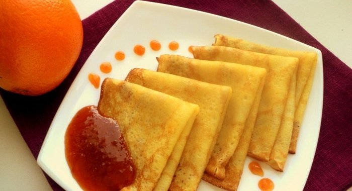 Апельсиновые блинчики