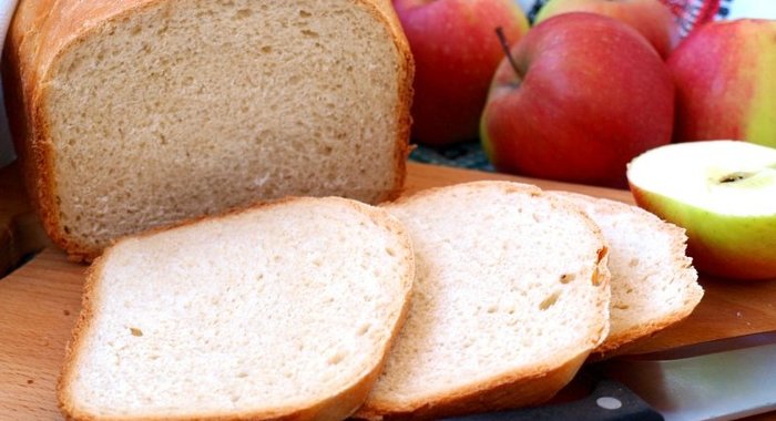 Яблочный хлеб в хлебопечке