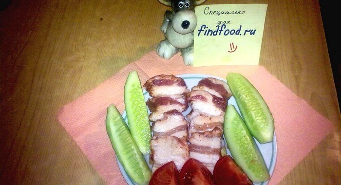 Сало по-домашнему