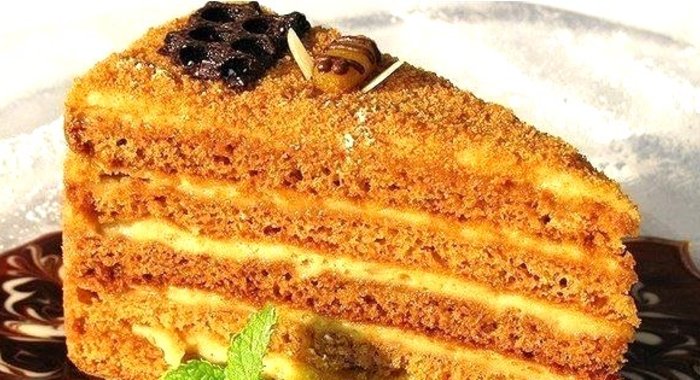 Медовый торт на скорую руку