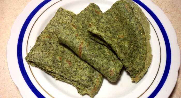Блинчики из щавеля