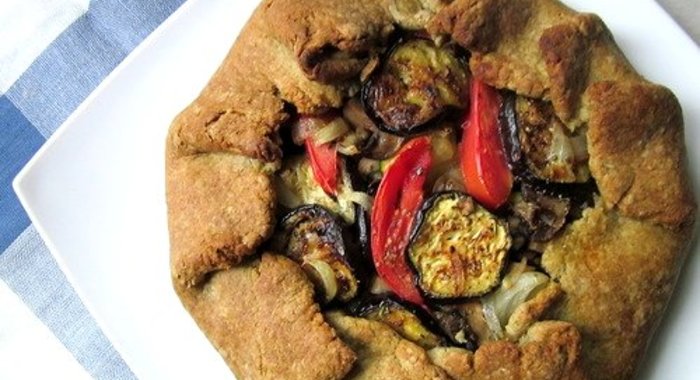 Постная галета с овощами