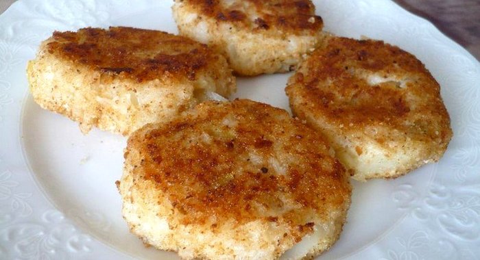 Капустно-яблочные котлеты