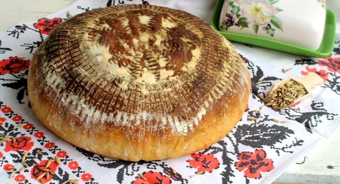 Пшенично -творожный хлеб испеченный в духовке
