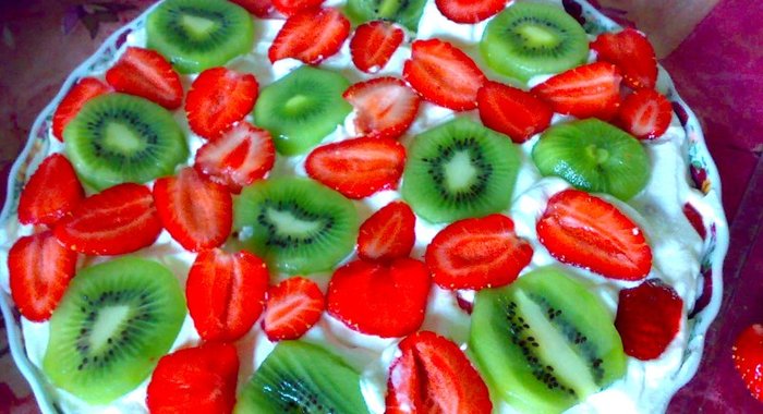 Торт из пряников и бананов