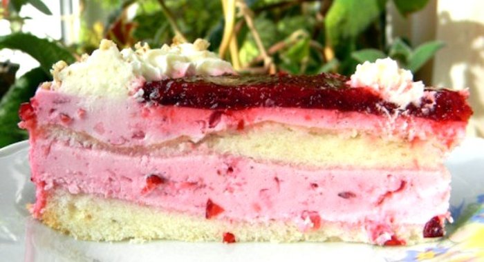 Творожный мусс для торта