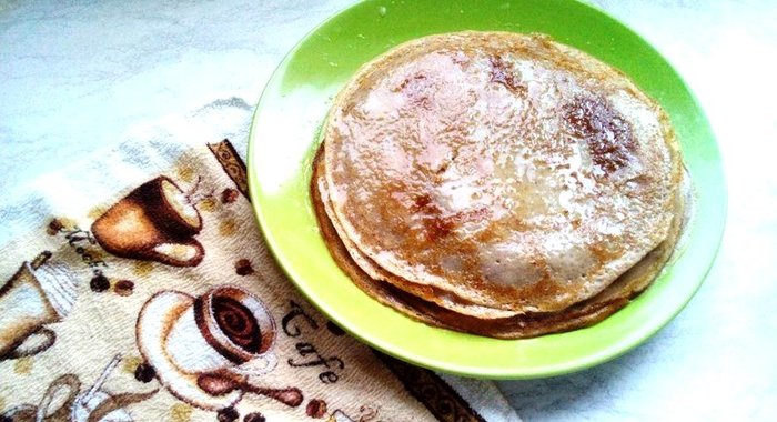 Пшенично-гречишные блины