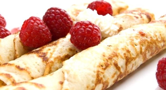 Блинчики на сливках