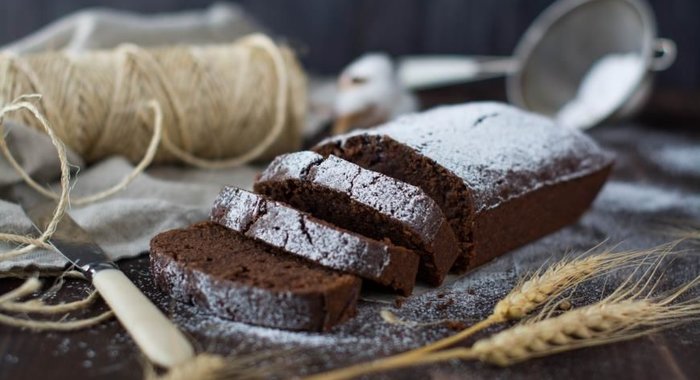 Постный шоколадно-апельсиновый кекс