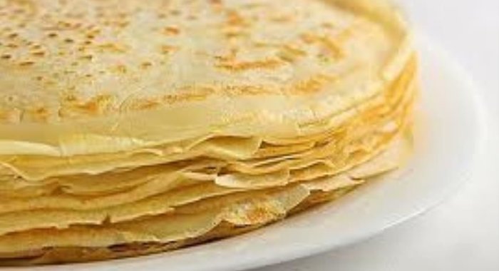 Сладкие блины на молоке, можно с любой начинкой