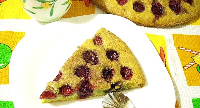 Пирог с вишнями