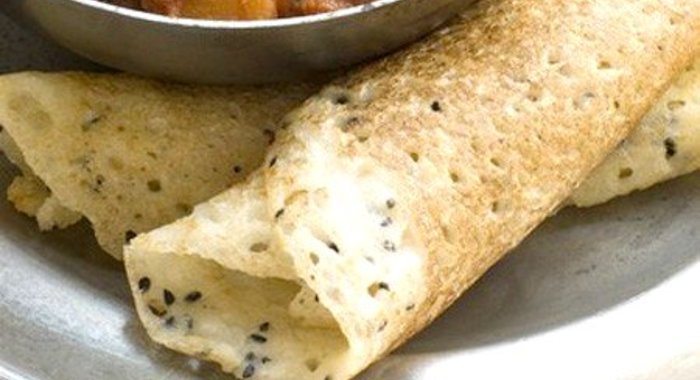 Блины из трех видов муки с тапиокой