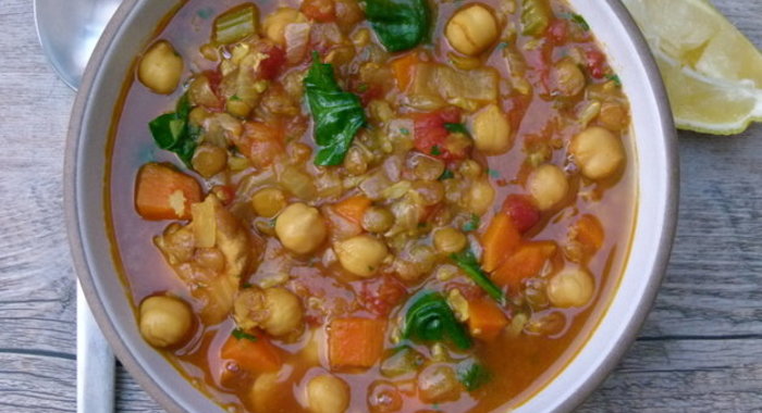 Рагу из курицы и нута