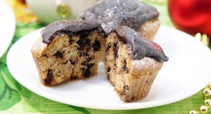Шоколадные кексики