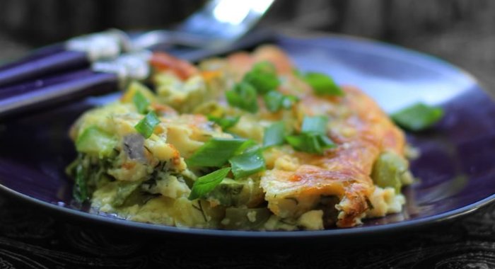 Запеканка летняя кабачковая в прованском стиле