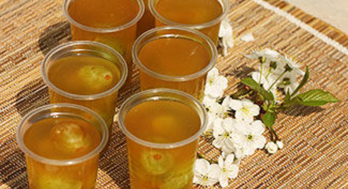 Виноград в желе