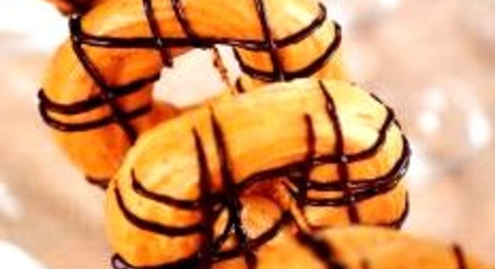 Кольца из заварного теста