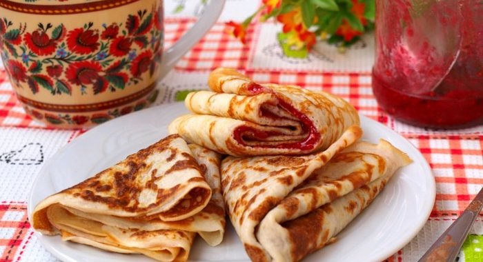 Блины на кефире