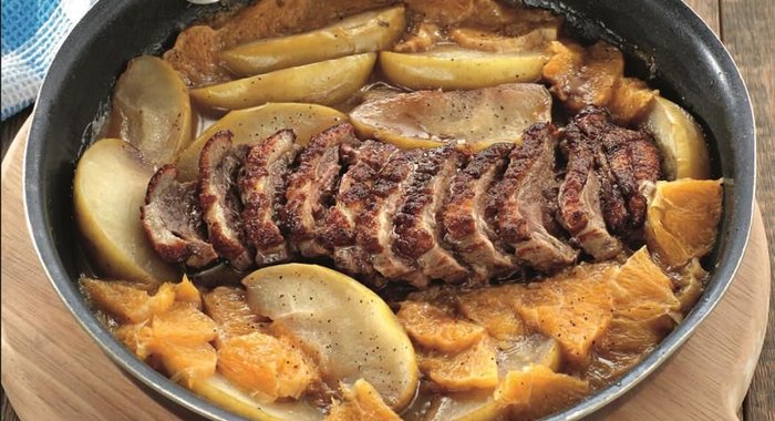 Творожно-банановый пирог