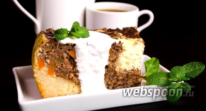 Запеканка с тыквой и яблоками в мультиварке