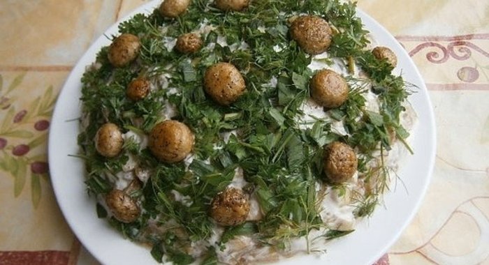 Салат «Карпатская полянка»