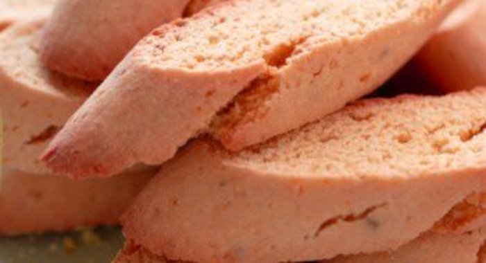 Розовое бискотти