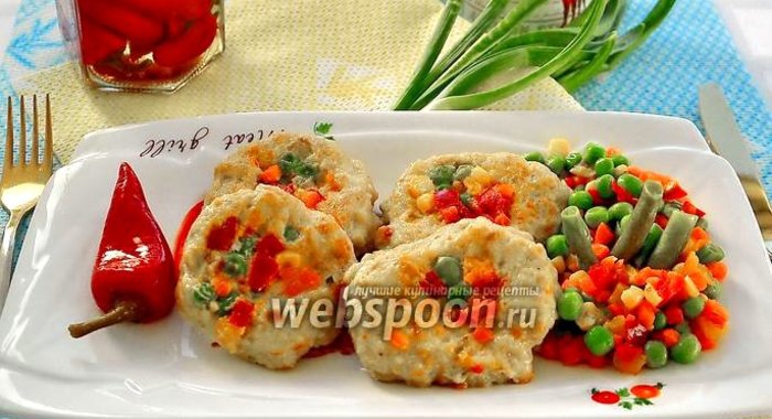 Котлеты с овощами