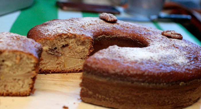 Пирог с айвой