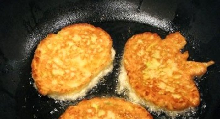 Блинчики из кабачков и манки