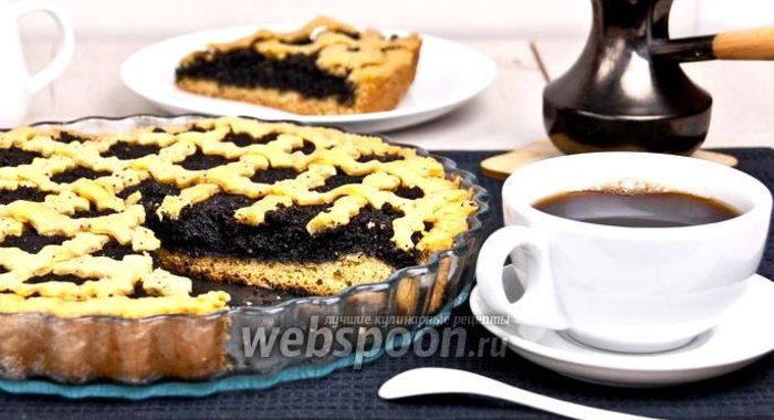 Маковый пирог без яиц