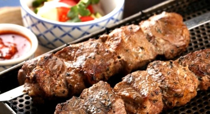 Шашлык из телятины в кефире